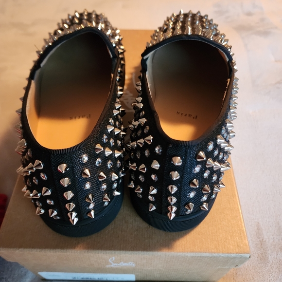 Dandelion spikes sz 10.5 US 43.5 black special edition Christian Louboutin - Picture 4 of 4